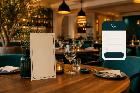 Vizual premium pentru site de restaurant cu meniu, rezervări și atmosferă